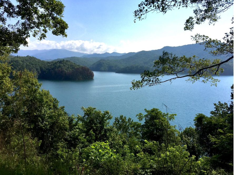 Mountain lake in East Tennessee